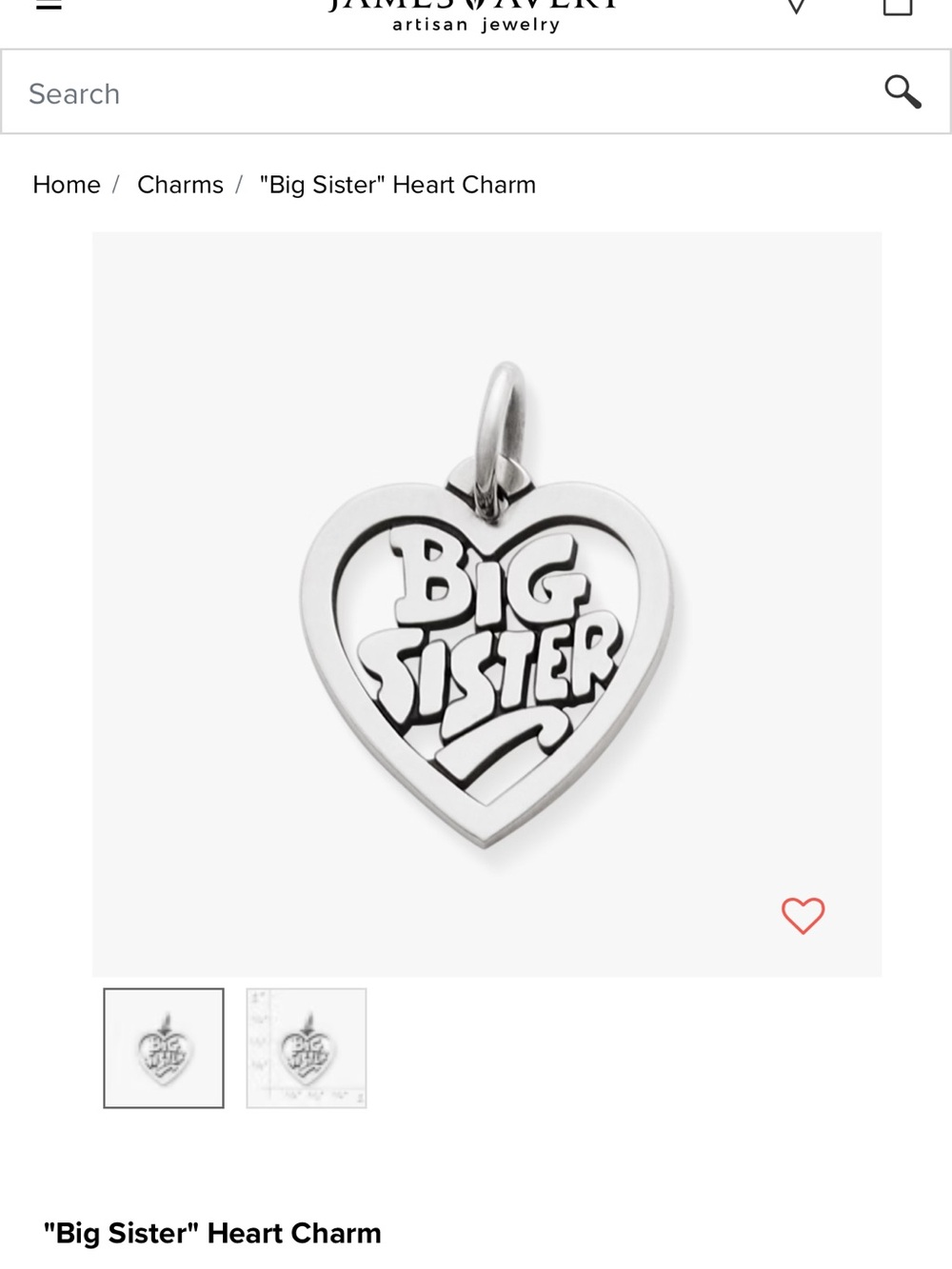 Big sister charm